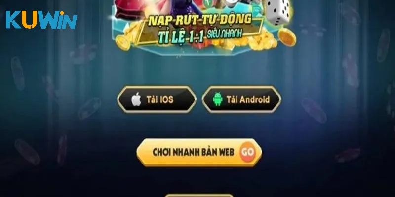 Cài đặt app Kuwin diễn ra đơn giản, nhanh chóng