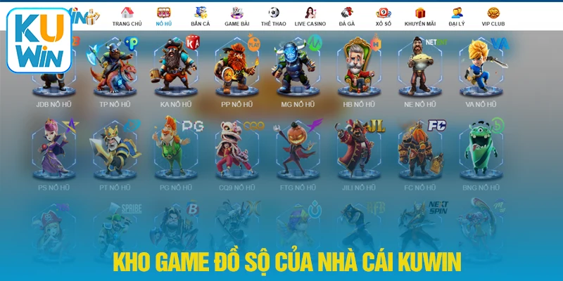 Kho game đồ sộ của nhà cái Kuwin